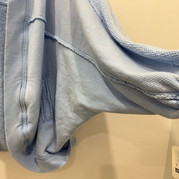 NWT Free People We The Free Forever Yours Cardi in Baby Blue Eyes Sz Small - Picture 7 of 8